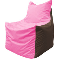Кресло-мешок Flagman Фокс Ф2.1-200 (розовый/коричневый)