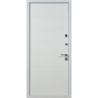 Металлическая дверь Стальная Линия Саунд для квартиры 100 (белый)