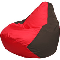 Кресло-мешок Flagman Груша Макси Г2.1-177 (коричневый/красный)