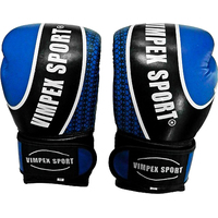 Тренировочные перчатки Vimpex Sport 3034 (12 oz, черный/синий)