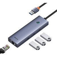 USB-хаб  Baseus Flite Series 4-Port USB-A Hub B0005280A813-01