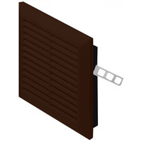 Вентиляционная решетка Awenta Classic T40BR 17x17 (коричневый)