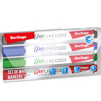 Набор маркеров Berlingo Uniline WB300 BMc_30509 (4 цв)
