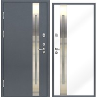 Металлическая дверь NORD DOORS Норд 70 НС-18Н21Ч37016-Л (левый, антрацитово-серый/белый)