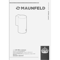 Кухонная вытяжка MAUNFELD Lee Wall sensor 39 (белый)