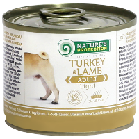 Консервированный корм для собак Nature's Protection Adult Light Turkey & Lamb 0.2 кг