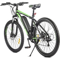 Электровелосипед Eltreco XT 600 D 2021 (черный/зеленый)