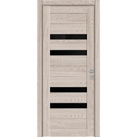 Межкомнатная дверь Triadoors Luxury 578 ПО 55x190 (cappuccino/лакобель черный)