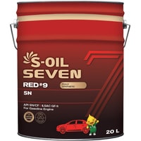 Моторное масло S-OIL SEVEN RED #9 SN 5W-30 20л