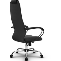 Кресло Metta BK-10 CH (резиновые ролики, темно-серый)