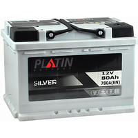 Автомобильный аккумулятор Platin Silver R+ (80 А·ч)