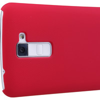 Чехол для телефона Nillkin Super Frosted Shield для LG K10 (красный)