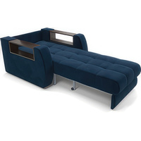 Кресло-кровать Мебель-АРС Барон №3 (велюр, темно-синий Luna 034)