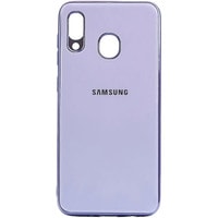 Чехол для телефона EXPERTS Plating Tpu для Samsung Galaxy A40 (фиалковый)