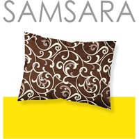 Постельное белье Samsara Завитки шоколад 5070Н-6 50x70