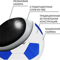 Футбольный мяч Onlytop 442944 (5 размер)