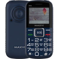Кнопочный телефон Maxvi B5ds (синий)