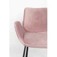 Интерьерное кресло Zuiver Brit (розовый/черный) в Могилеве