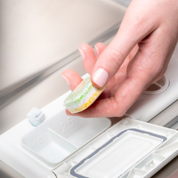Таблетки для посудомоечной машины Synergetic биоразлагаемые, бесфосфатные, в водорастворимой пленке, без запаха (25 шт)