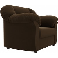 Интерьерное кресло Лига диванов Карнелла 105842 (микровельвет, коричневый)