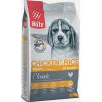 Сухой корм для собак Blitz Classic Puppy All Breeds Chicken & Rice (для щенков с курицей и рисом) 2 кг