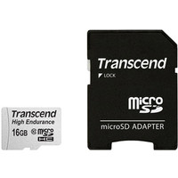 Карта памяти Transcend microSDHC HE (Class 10) UHS-I 16GB + адаптер [TS16GUSDHC10V]