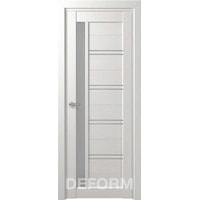 Межкомнатная дверь Юркас Deform D19 ДО 80x200 (дуб шале снежный/мателюкс)
