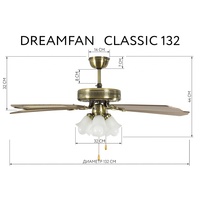 Вентилятор Dreamfan Classic 132 63132