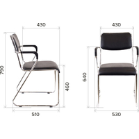 Офисный стул Everprof Fix Plus (экокожа, серый)