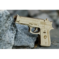 3Д-пазл Wood Trick Пистолет-резинкострел с мишенями 1234-10
