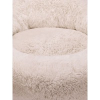 Лежак Pet Bed плюшевый 40 см (молочный)