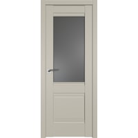 Межкомнатная дверь ProfilDoors Классика 2U L 90x200 (шеллгрей/стекло графит)