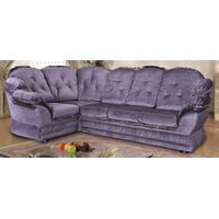 Угловой диван Домовой Романтика-1 (угловой, фиолетовый)