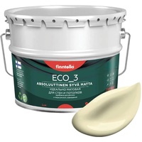 Краска Finntella Eco 3 Wash and Clean Ivory F-08-1-3-LG42 9 л (светло-желтый)