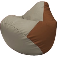 Кресло-мешок Flagman Груша Макси Г2.3-0207 (светло-серый/коричневый)
