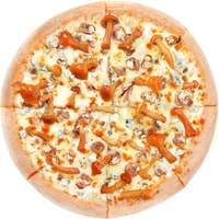 Пицца Domino's Грибная с голубым сыром (сырный борт, средняя)