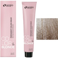 Крем-краска для волос Sergio Professional Color&Blonde 10.01 очень светлый блондин легкий пепельный