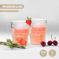 Набор стаканов Makkua Ribbed Glassware RG370