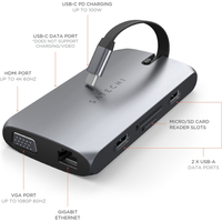Док-станция Satechi USB-C On-The-Go Multiport Adapter ST-UCMBAM