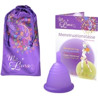 Менструальная чаша Me Luna Classic Shorty XL стебель (фиолетовый)