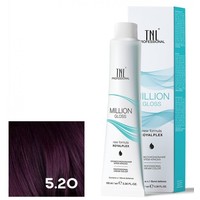 Крем-краска для волос TNL Professional Million Gloss 5.20 100 мл