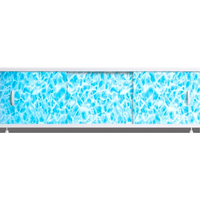 Фронтальный экран под ванну Alavann Оптима 170 (синий мрамор)