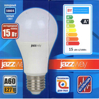 Светодиодная лампочка JAZZway PLED-LX A60 E27 15 Вт 5000 К