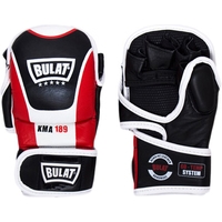 Перчатки для бокса Bulat Full Contact MMA KMA-189 (M, черный/красный/белый)