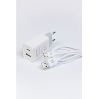 Сетевое зарядное Digital Part WC-321 (с кабелем USB Type-C)