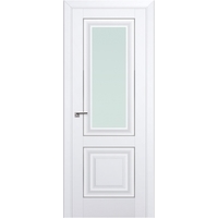 Межкомнатная дверь ProfilDoors 28U L 60x200 (аляска/мателюкс матовое серебро)