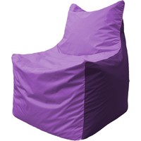 Кресло-мешок Flagman Фокс Ф2.1-102 (сиреневый/фиолетовый)