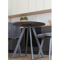 Кухонный стол Домотека Дельта К-М 75x75 (серый бетон/серый)