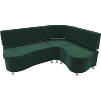 Угловой диван Лига диванов Вегас 105171 (правый, зеленый)