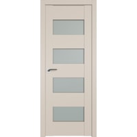 Межкомнатная дверь ProfilDoors 46U L 70x200 (санд/стекло матовое)